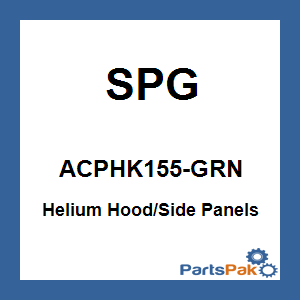 SPG ACPHK155-GRN; Helium Hood / Side Panels Fits Artic Cat Mtn Cat Green