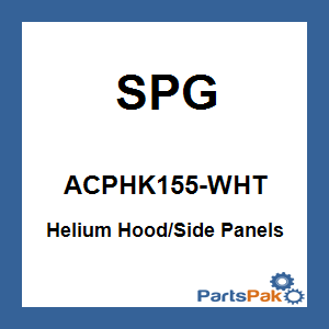 SPG ACPHK155-WHT; Helium Hood / Side Panels Fits Artic Cat Mtn Cat White