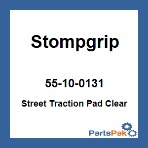 Stompgrip 55-10-0131; Street Traction Pad Clear