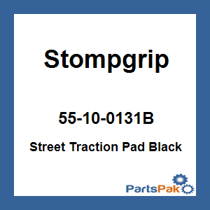 Stompgrip 55-10-0131B; Street Traction Pad Black