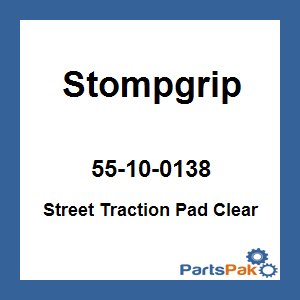 Stompgrip 55-10-0138; Street Traction Pad Clear