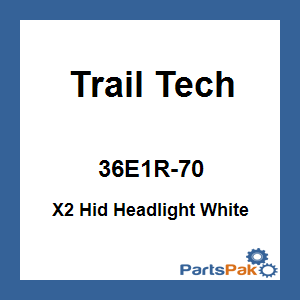 Trail Tech 36E1R-70; X2 Hid Headlight White
