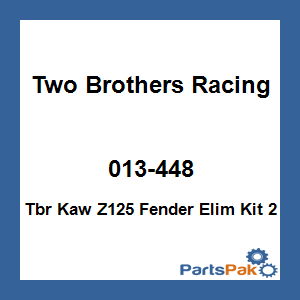 Two Brothers Racing 013-448; Tbr Kawasaki Z125 Fender Elim Kit 2