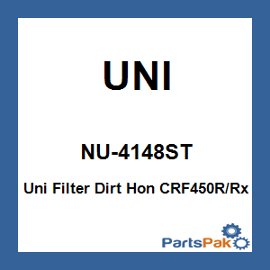 UNI NU-4148ST; Uni Filter Dirt Fits Honda CRF450R / Rx