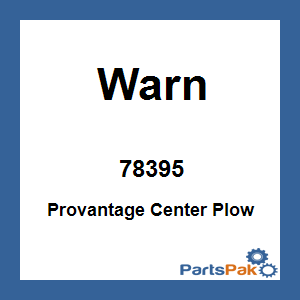 Warn 78395; Provantage Center Plow Mounting Kit