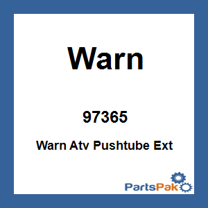 Warn 97365; Warn Atv Pushtube Ext