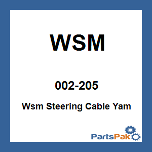 WSM 002-205; Wsm Steering Cable Fits Yamaha