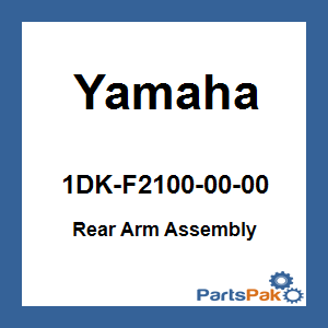 Yamaha 1DK-F2100-00-00 Rear Arm Assembly; 1DKF21000000