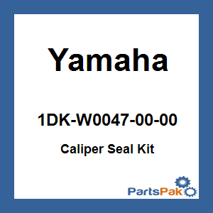 Yamaha 1DK-W0047-00-00 Caliper Seal Kit; 1DKW00470000