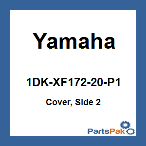 Yamaha 1DK-XF172-20-P1 Cover, Side 2; 1DKXF17220P1