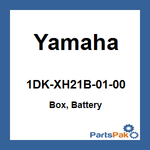 Yamaha 1DK-XH21B-01-00 Box, Battery; 1DKXH21B0100