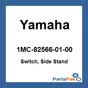 Yamaha 1MC-82566-01-00 Switch, Side Stand; 1MC825660100