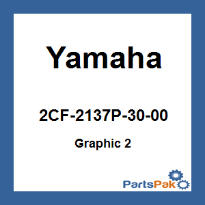 Yamaha 2CF-2137P-30-00 Graphic 2; 2CF2137P3000