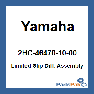 Yamaha 2HC-46470-10-00 Limited Slip Differential Assembly; 2HC464701000