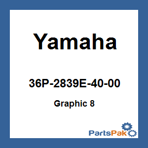 Yamaha 36P-2839E-40-00 Graphic 8; 36P2839E4000