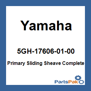 Yamaha 5GH-17606-01-00 Primary Sliding Sheave Complete; 5GH176060100