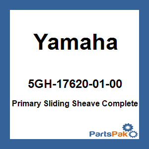 Yamaha 5GH-17620-01-00 Primary Sliding Sheave Complete; 5GH176200100