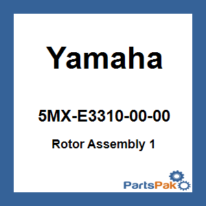 Yamaha 5MX-E3310-00-00 Rotor Assembly 1; 5MXE33100000
