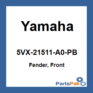 Yamaha 5VX-21511-A0-PB Fender, Front; 5VX21511A0PB