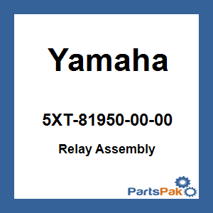 Yamaha 5XT-81950-00-00 Relay Assembly; 5XT819500000