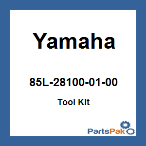 Yamaha 85L-28100-01-00 Tool Kit; 85L281000100