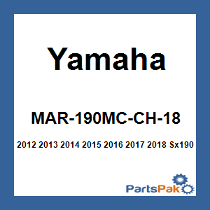 Yamaha MAR-190MC-CH-18 2012 2013 2014 2015 2016 2017 2018 Sx190 SX192 SX195 Cover Charcoal; MAR190MCCH18