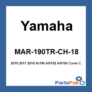 Yamaha MAR-190TR-CH-18 2016 2017 2018 Ar190 AR192 AR195 Cover Charcoal; MAR190TRCH18