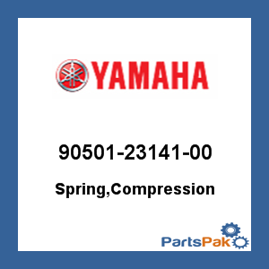Yamaha 90501-23141-00 Spring, Compression; 905012314100