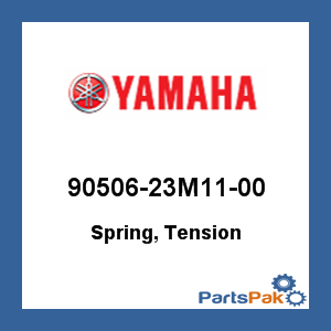 Yamaha 90506-23M11-00 Spring, Tension; 9050623M1100