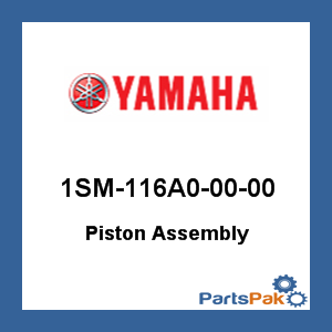 Yamaha 1SM-116A0-00-00 Piston Assembly; New # 1SM-116A0-01-00