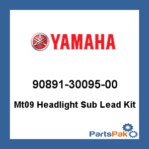 Yamaha 90891-30095-00 Mt09 Headlight Sub Lead Kit; 908913009500
