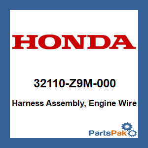 Honda 32110-Z9M-000 Harness Assembly, Engine Wire; 32110Z9M000