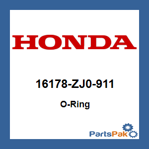 Honda 16178-ZJ0-911 O-Ring; 16178ZJ0911