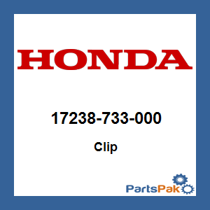 Honda 17238-733-000 Clip; 17238733000