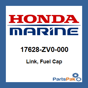 Honda 17628-ZV0-000 Link, Fuel Cap; 17628ZV0000