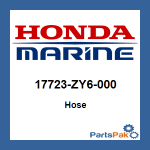 Honda 17723-ZY6-000 Hose; 17723ZY6000