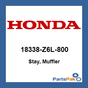 Honda 18338-Z6L-800 Stay, Muffler; 18338Z6L800