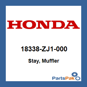 Honda 18338-ZJ1-000 Stay, Muffler; 18338ZJ1000