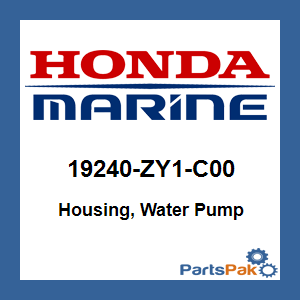 Honda 19240-ZY1-C00 Housing, Water Pump; 19240ZY1C00