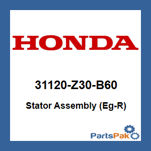 Honda 31120-Z30-B60 Stator Assembly (Eg-R); 31120Z30B60
