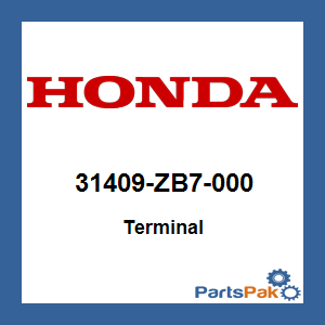 Honda 31409-ZB7-000 Terminal; 31409ZB7000