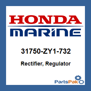 Honda 31750-ZY1-732 Rectifier, Regulator; 31750ZY1732