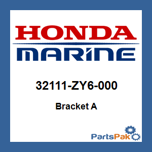 Honda 32111-ZY6-000 Bracket A; 32111ZY6000