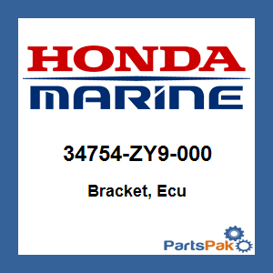 Honda 34754-ZY9-000 Bracket, Ecu; 34754ZY9000