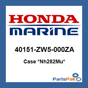Honda 40151-ZW5-000ZA Case *Nh282Mu* (Oyster Silver); 40151ZW5000ZA