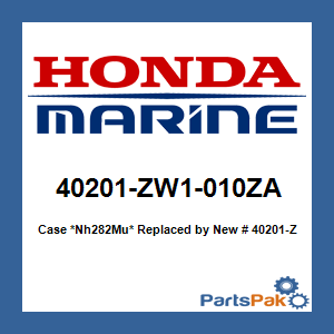 Honda 40201-ZW1-010ZA Case *Nh282Mu* (Oyster Silver); New # 40201-ZW1-020ZA