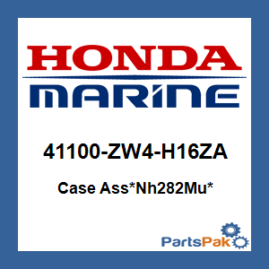 Honda 41100-ZW4-H16ZA Case Assembly *Nh282Mu* (Oyster Silver); 41100ZW4H16ZA