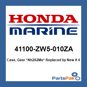 Honda 41100-ZW5-010ZA Case, Gear *Nh282Mu* (Oyster Silver); New # 41100-ZW5-100ZA
