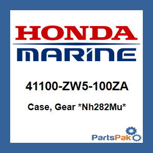 Honda 41100-ZW5-100ZA Case, Gear *Nh282Mu* (Oyster Silver); 41100ZW5100ZA