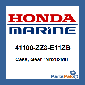 Honda 41100-ZZ3-E11ZB Case, Gear *Nh282Mu* (Oyster Silver); New # 41100-ZZ3-E12ZB